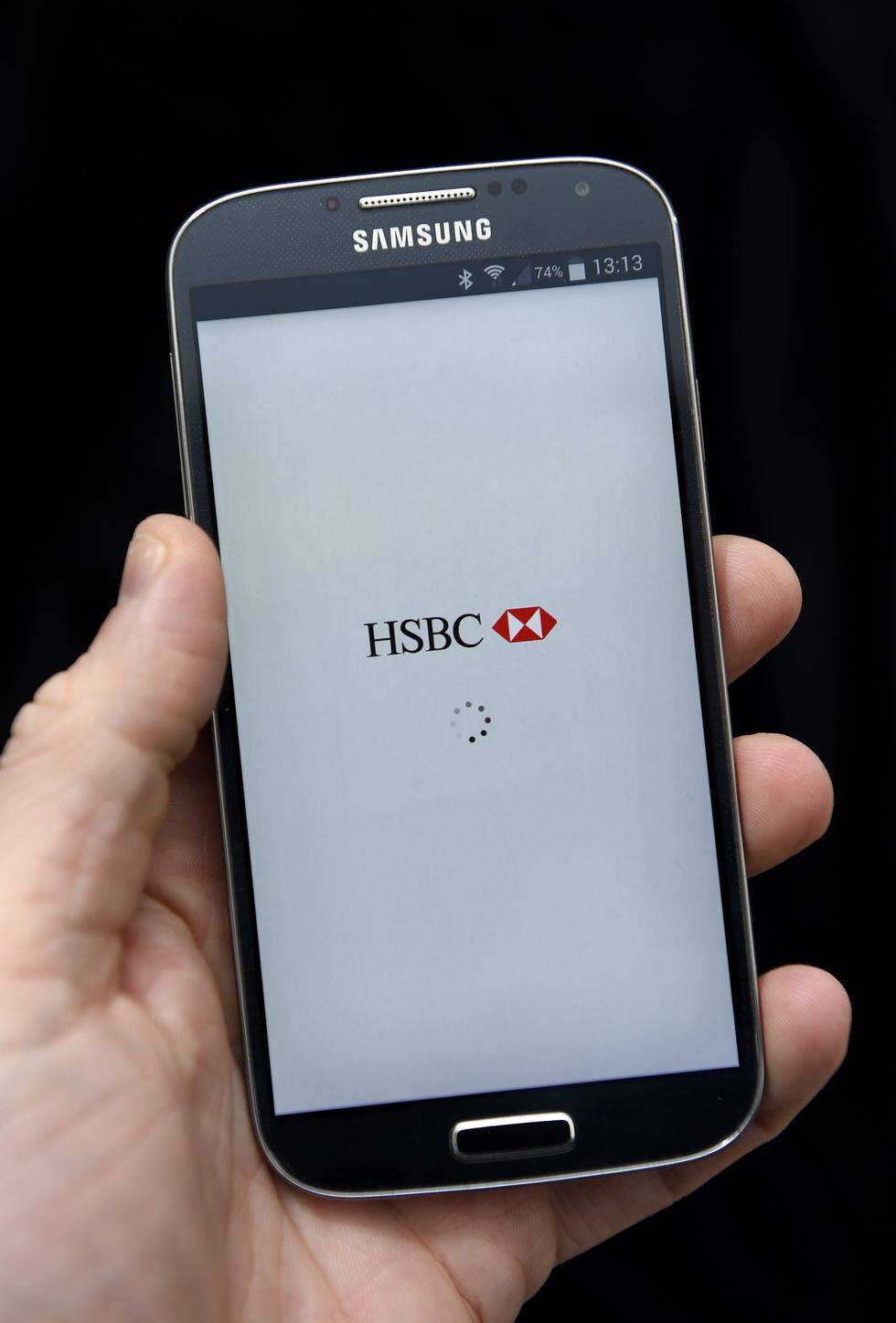 HSBC UK logo outside branch