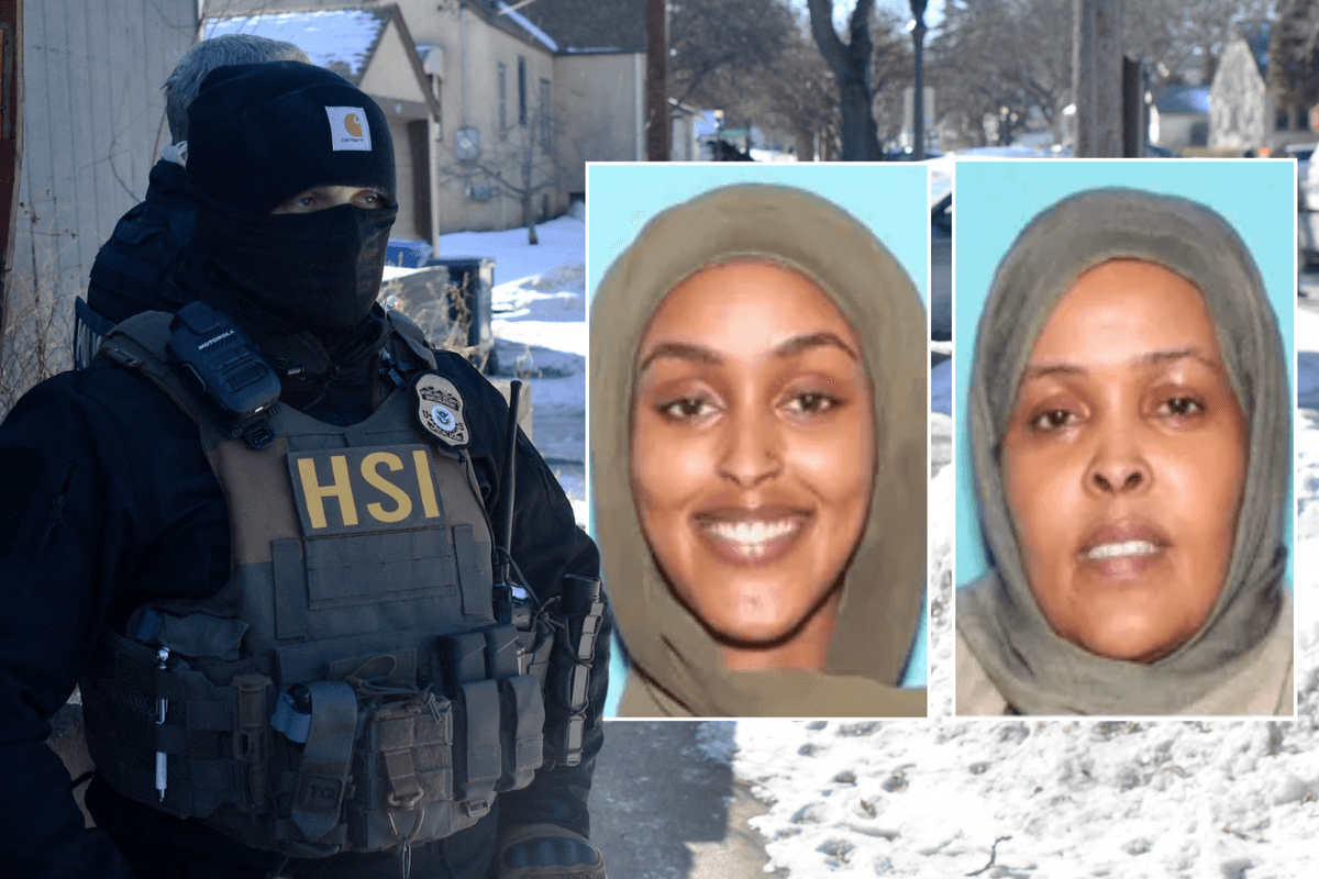 HSI Ice agent; Hanaan Mursal Yusuf; Shamso Ahmed Hassan