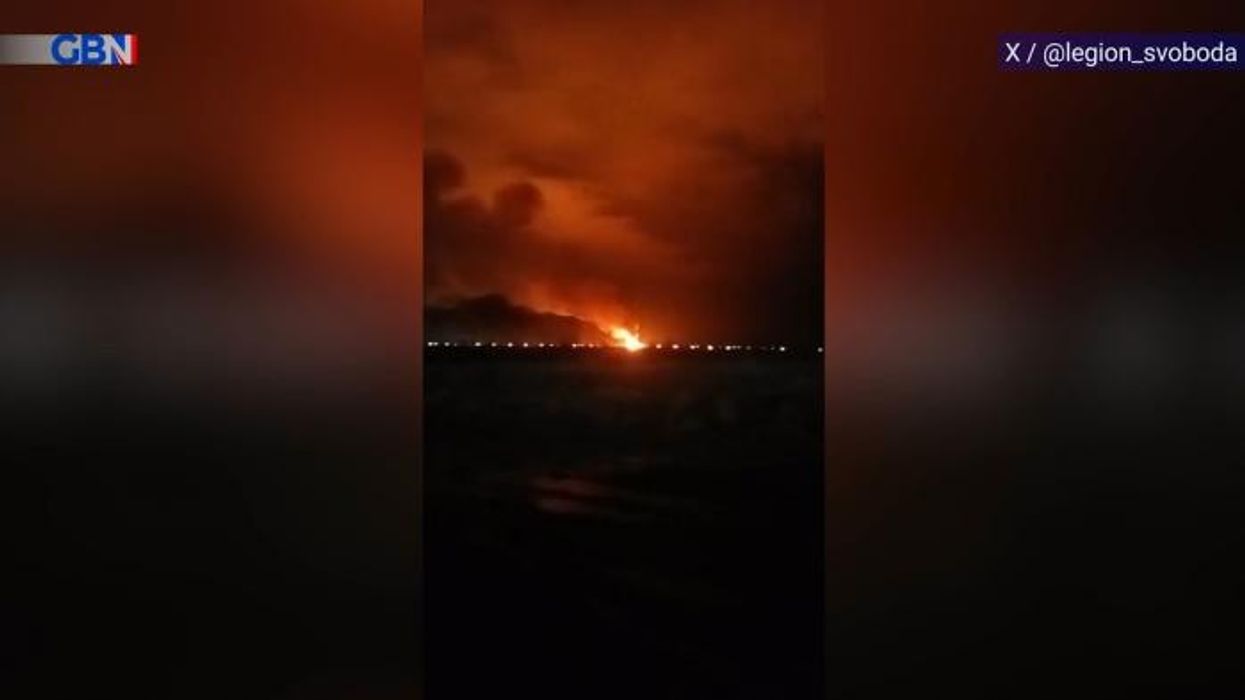 Putin's train hit in 'sabotage attack' as huge blast erupts