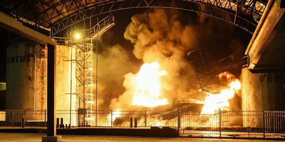 NextImg:Putin's train hit in 'sabotage attack' as huge blast erupts