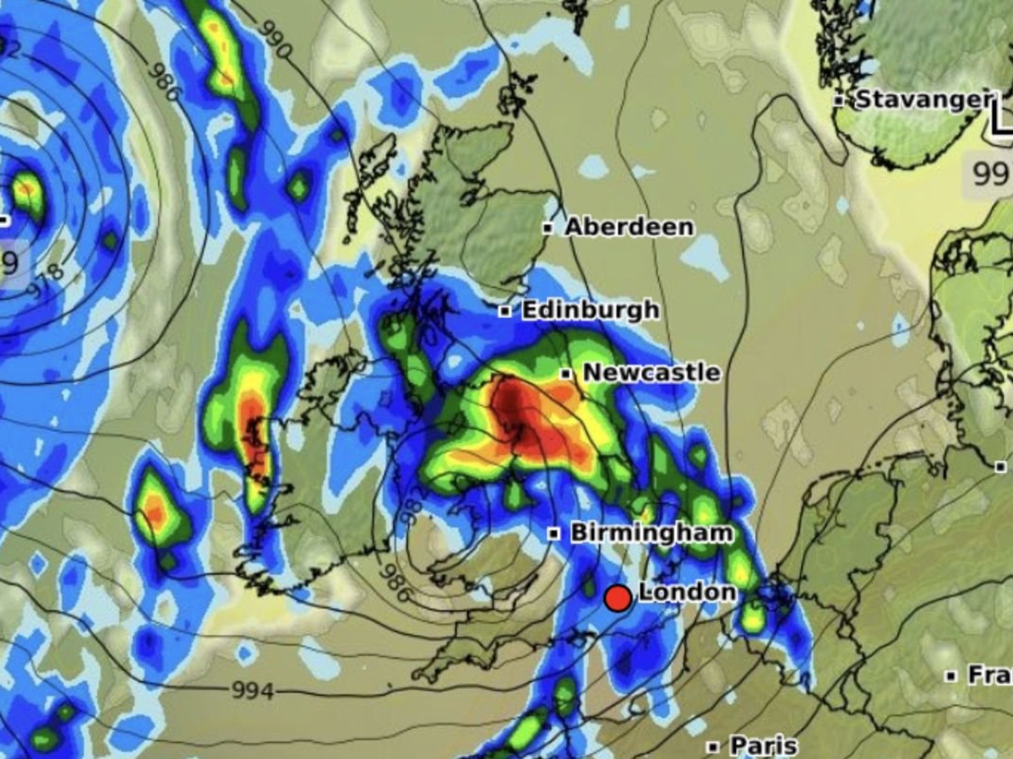 Huge changes in weather patterns this week will see high pressure give way to 70mph Atlantic storms