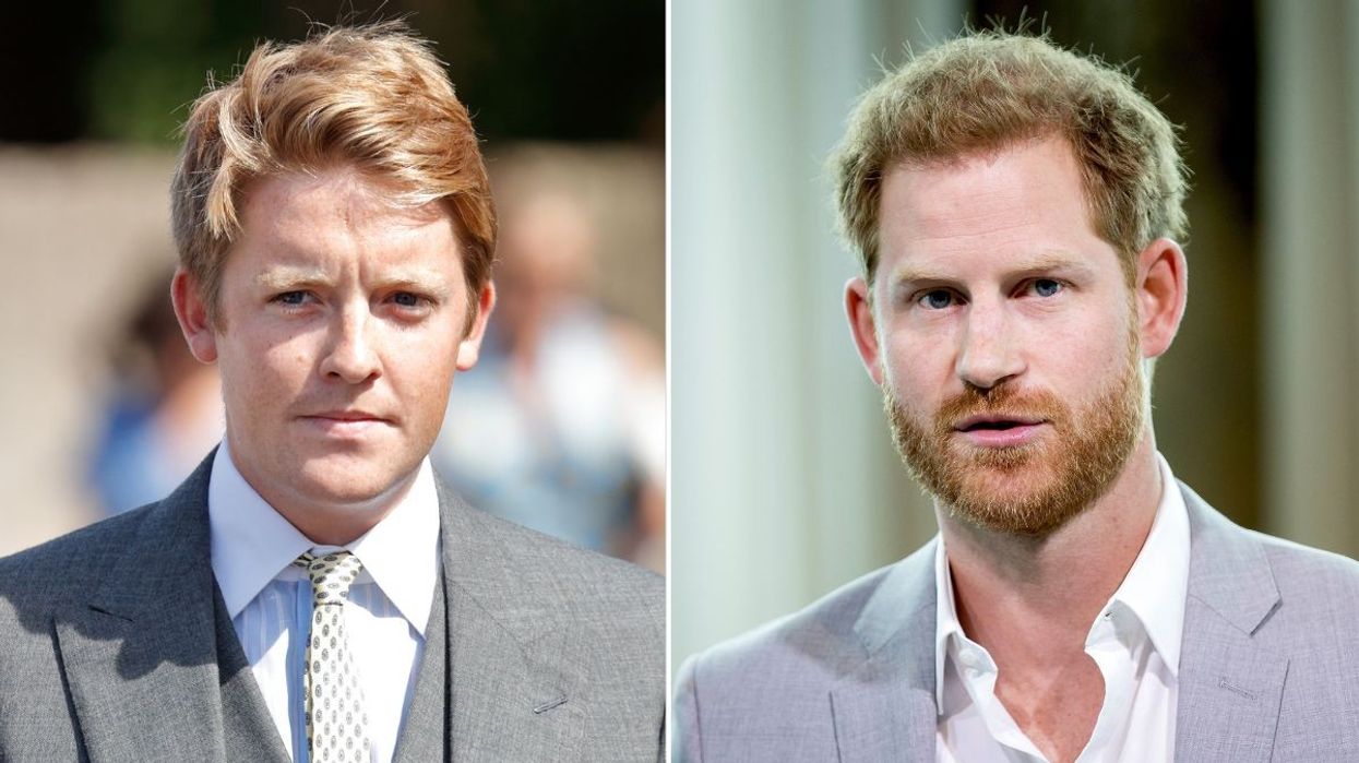 Hugh Grosvenor and Prince Harry