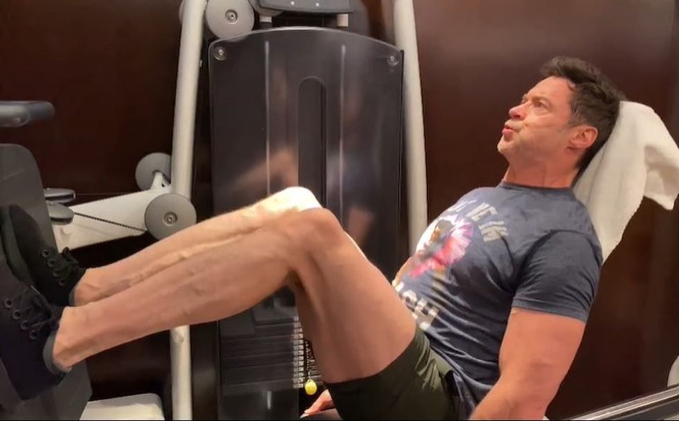 Hugh Jackman workout