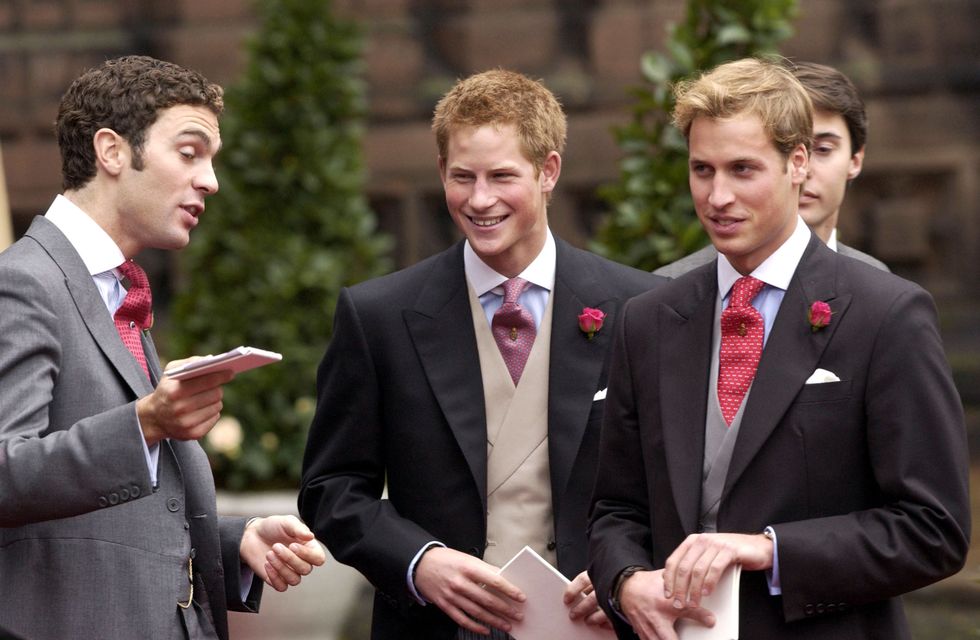 Hugh van Cutsem and Prince Harry