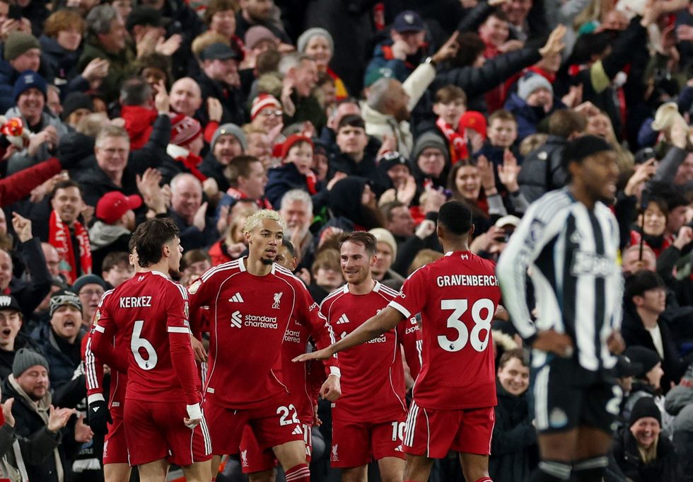Hugo Ekitike scored twice and Florian Wirtz also netted in a big win for Liverpool over Newcastle