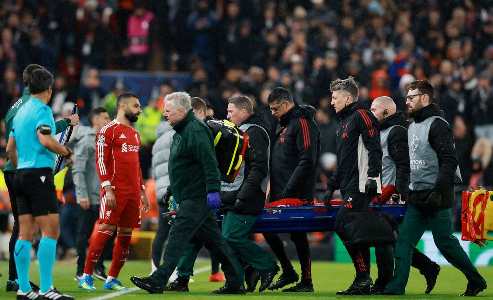 Hugo Ekitike was stretchered off, likely ending his season and his hopes at the World Cup