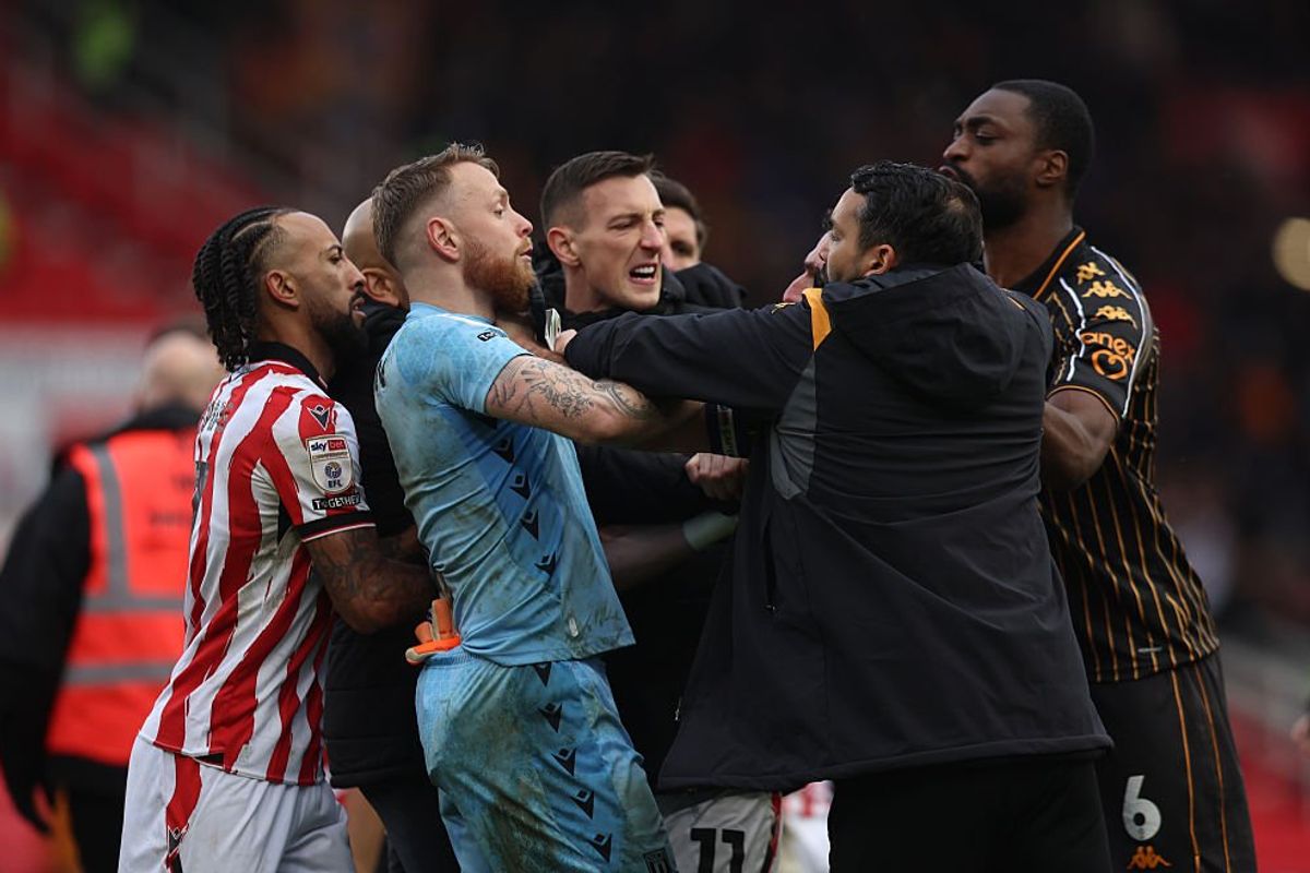 Hull City and Stoke City ended in complete chaos