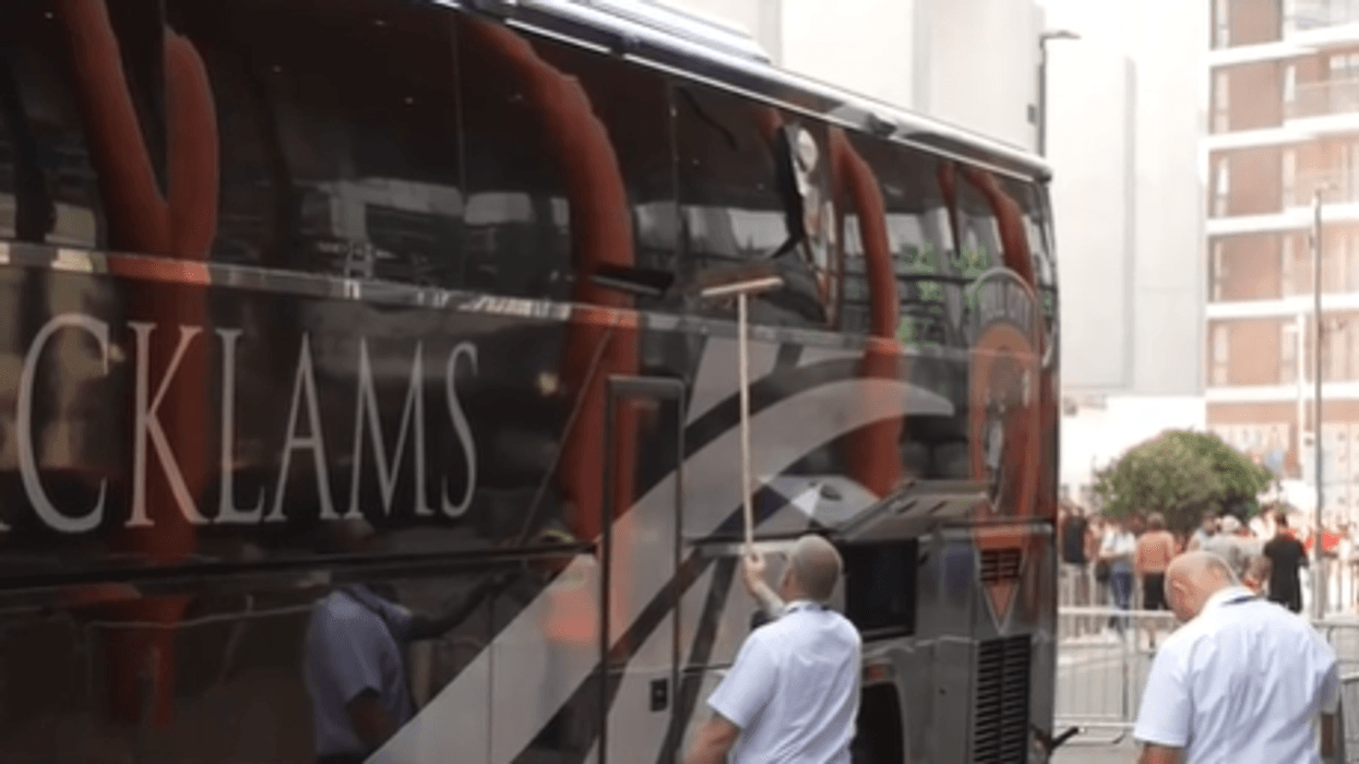 Hull City team bus