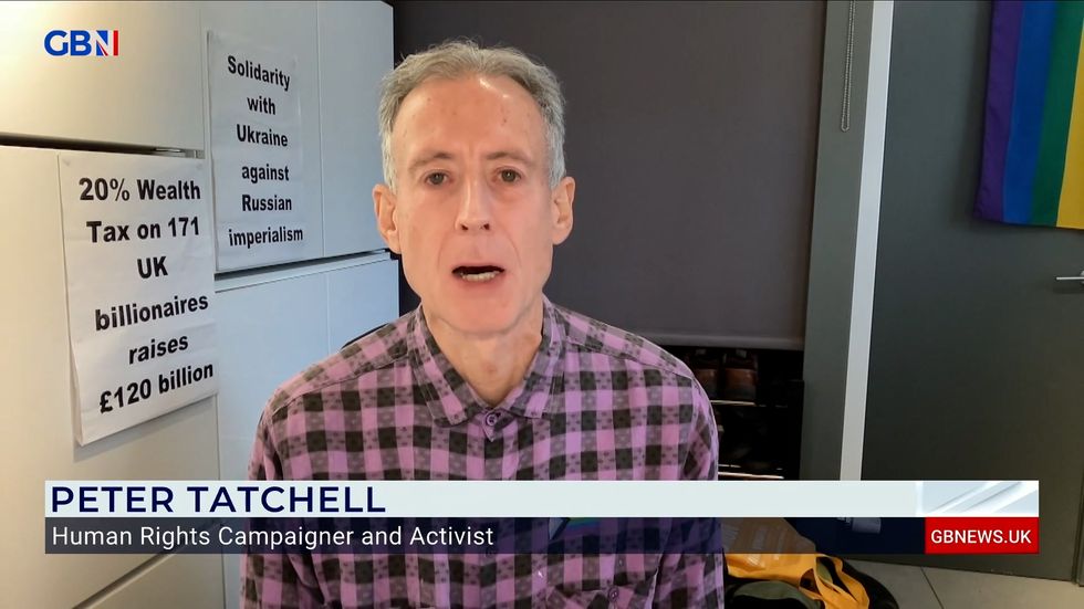 Human rights campaigner Peter Tatchell told GB News he is \%22concerned\%22 for LGBT+ fans at the World Cup in Qatar