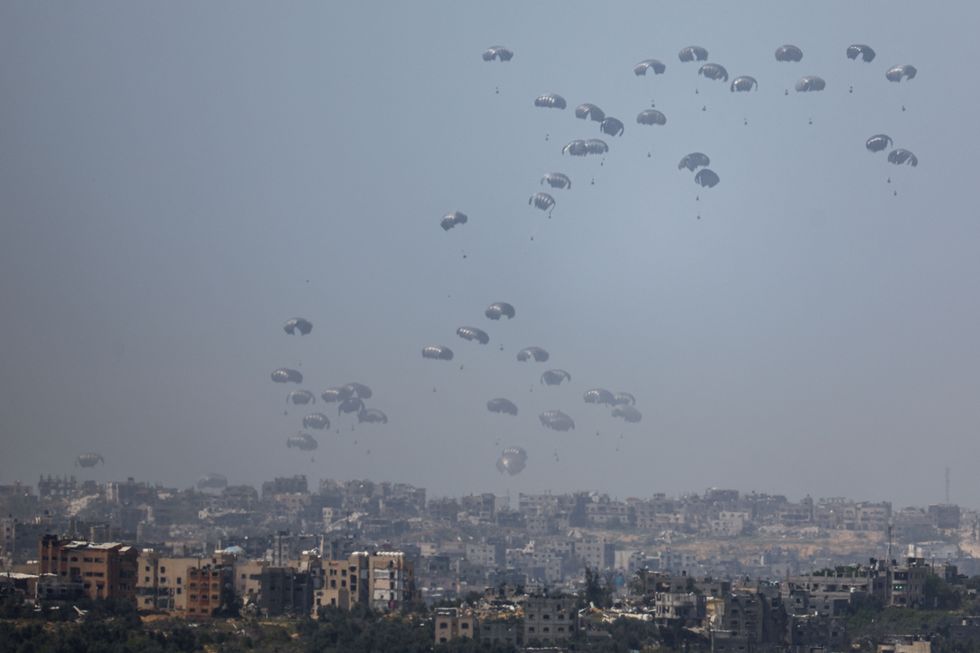 Humanitarian Aid air drops