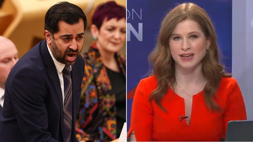 Humza Yousaf and Emily Carver