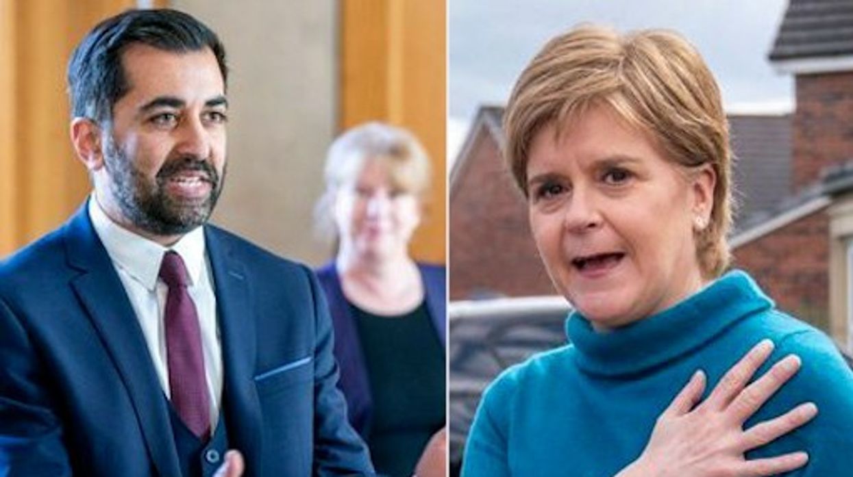 Humza Yousaf and Nicola Sturgeon