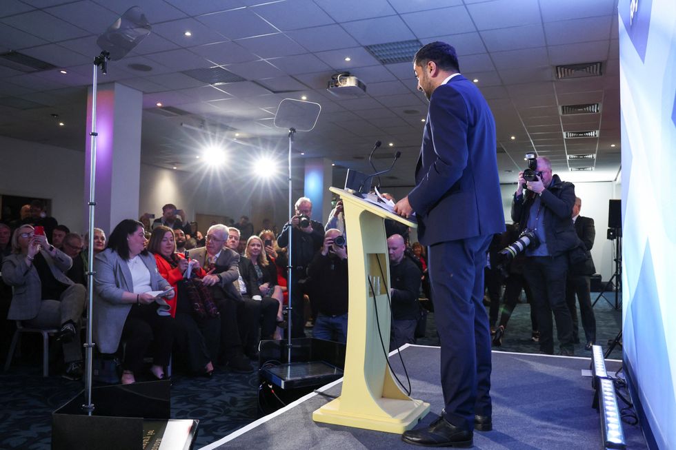 Humza Yousaf speaks after winning the SNP leadership race