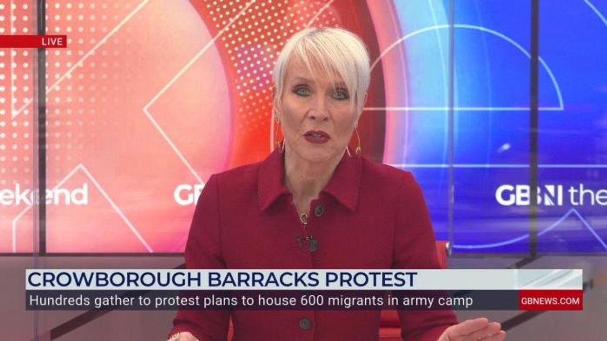 Migrants trying to learn English at primary school face 'protect our kids' protest