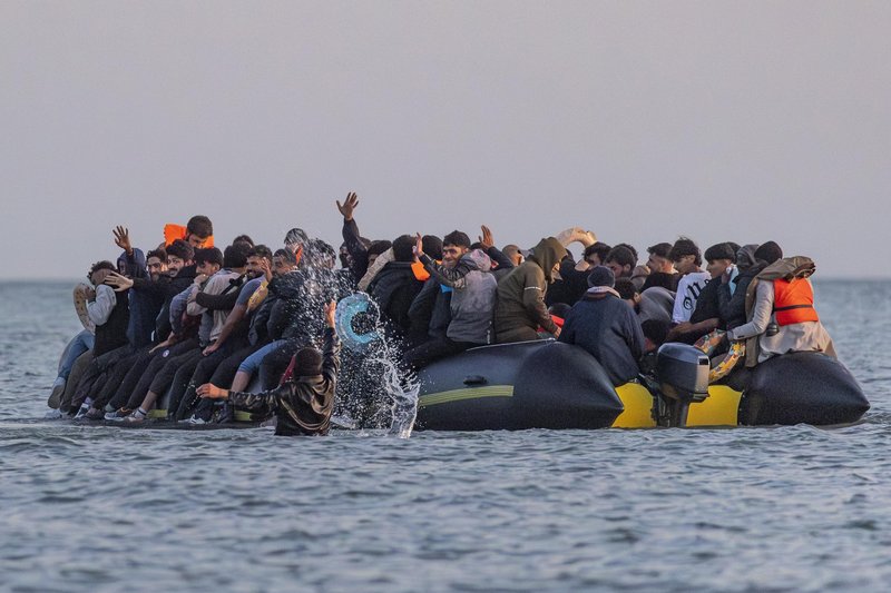Hundreds of migrants took advantage of the good weather to make the crossing this week