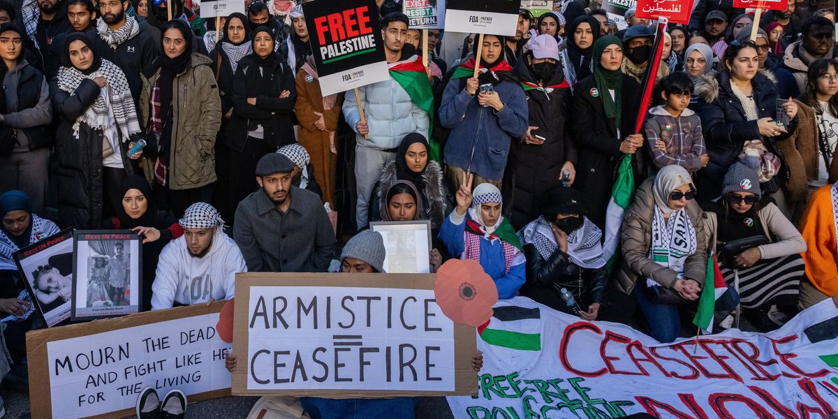 NextImg:Palestine activists admit they won't march through London this weekend after Armistice rally - 'Contempt for British life!'