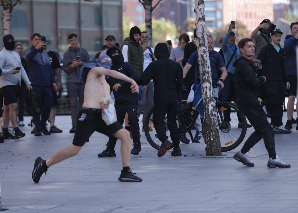 Hundreds of violent protesters have been arrested