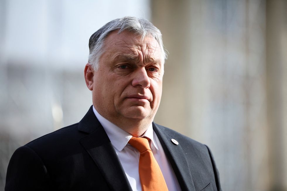 Hungarian Prime Minister Viktor Orban arrives to attend an informal summit of EU leaders at the Chateau de Versailles (Versailles Palace) in Versailles, near Paris, France March 11, 2022. REUTERS/Sarah Meyssonnier
