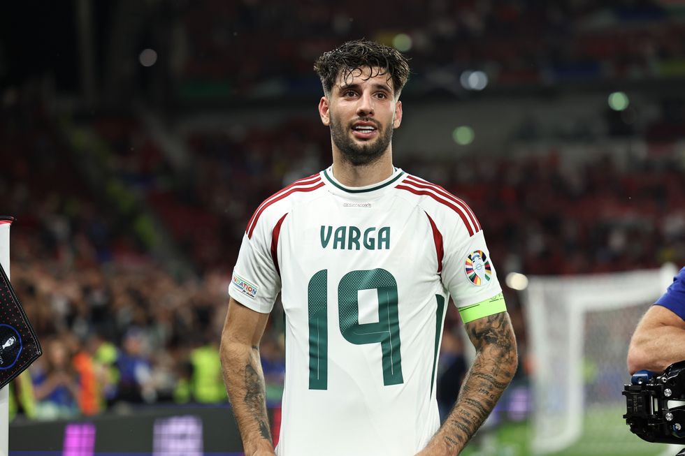 Hungary players paid tribute to their team-mate after beating Scotland