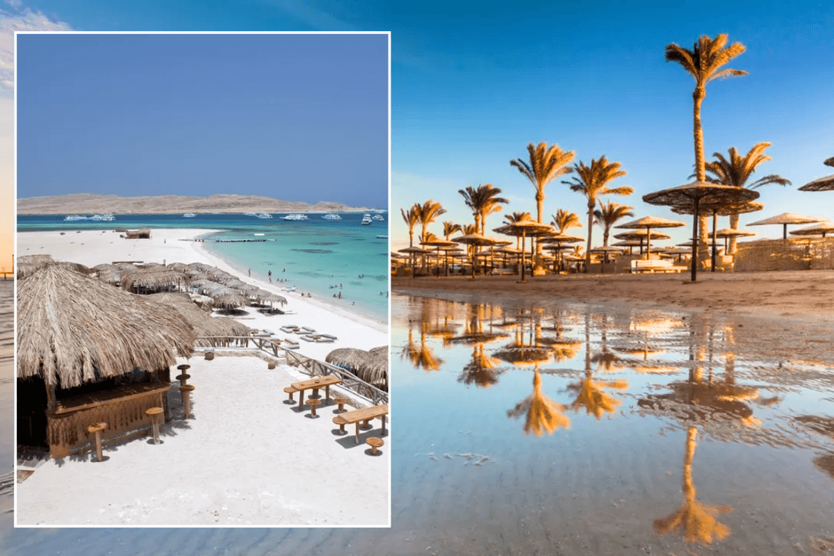 Hurghada, Red Sea, Egypt / Beach in Sharm El Sheikh, Egypt