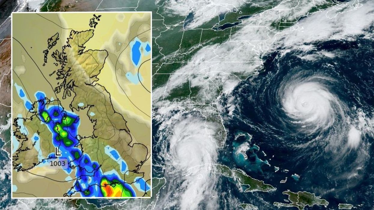 'Hurricane activity' to bring thunderstorm washout to Britain