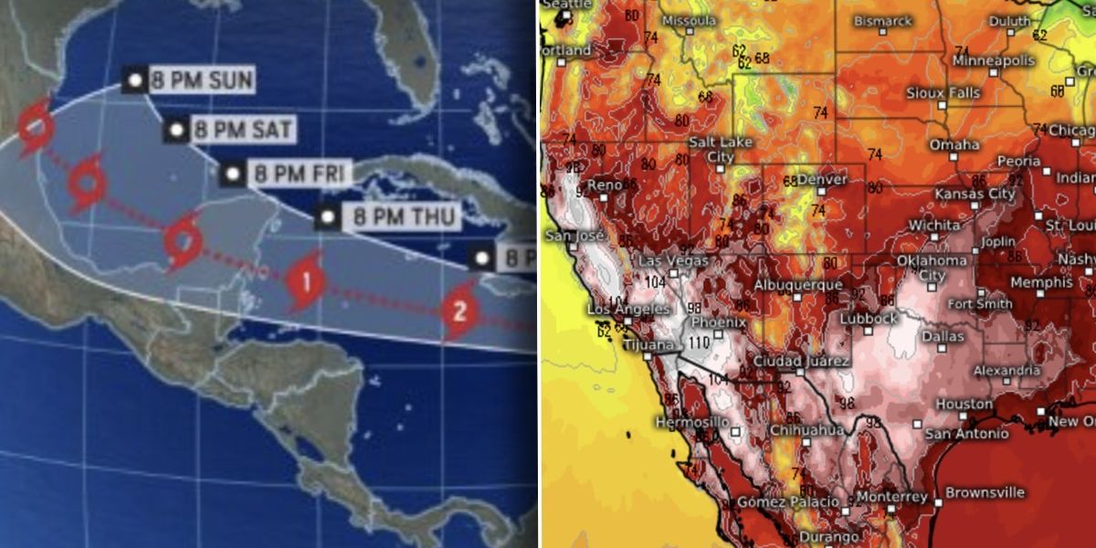 NextImg:US weather: Hurricane Beryl SMASHES Atlantic coast as America set to be assaulted by ‘dangerous desert heat’