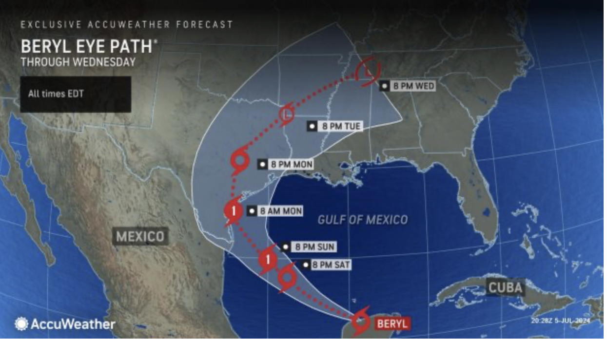 Hurricane Beryl spark frenzied tornadoes after smashing into blazing heat dome over America