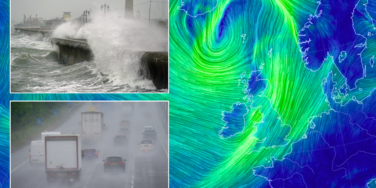 NextImg:UK weather: Hurricane-force winds to strike as Storm Lilian batters Britain with fears summer already over