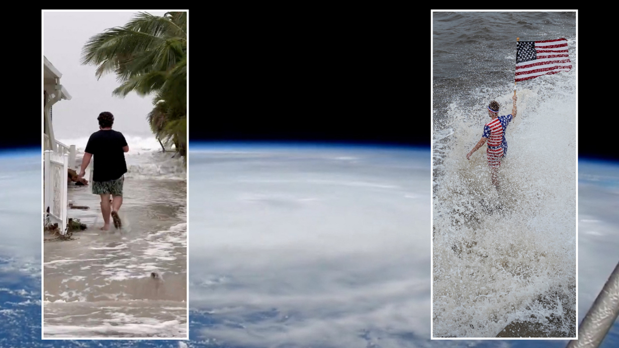 Hurricane Helene made landfall overnight