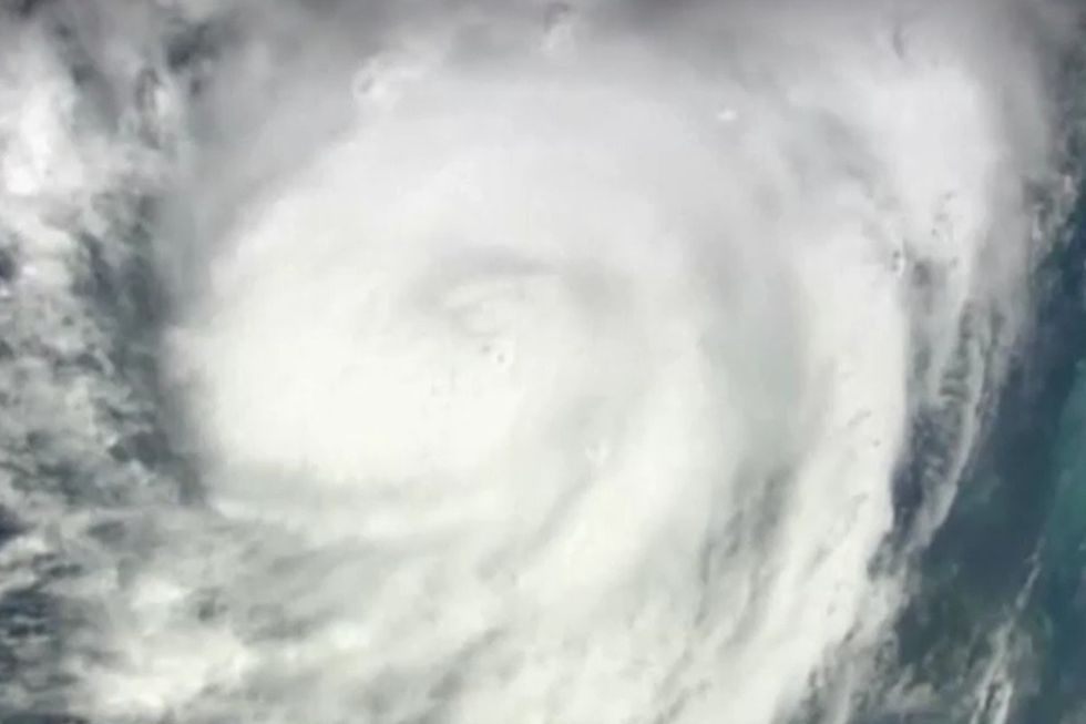 Hurricane Idalia seen from space