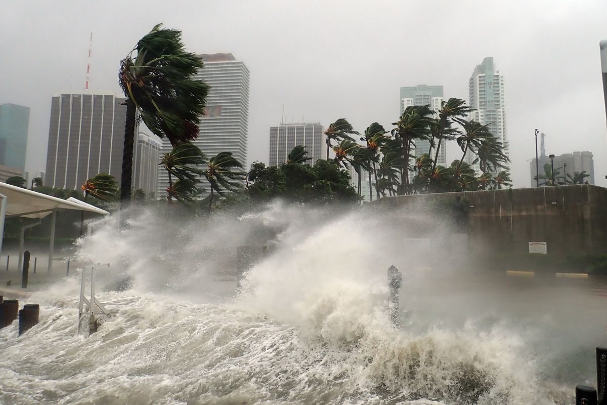 Hurricane Irma in Miami, Florida