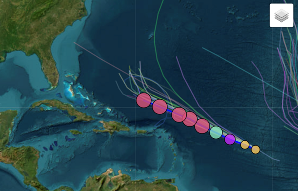 Hurricane Lee: Spaghetti models show the path of Lee