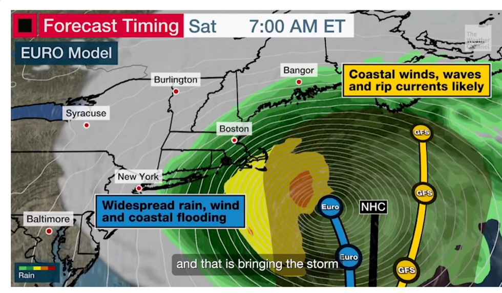 Hurricane Lee weather model