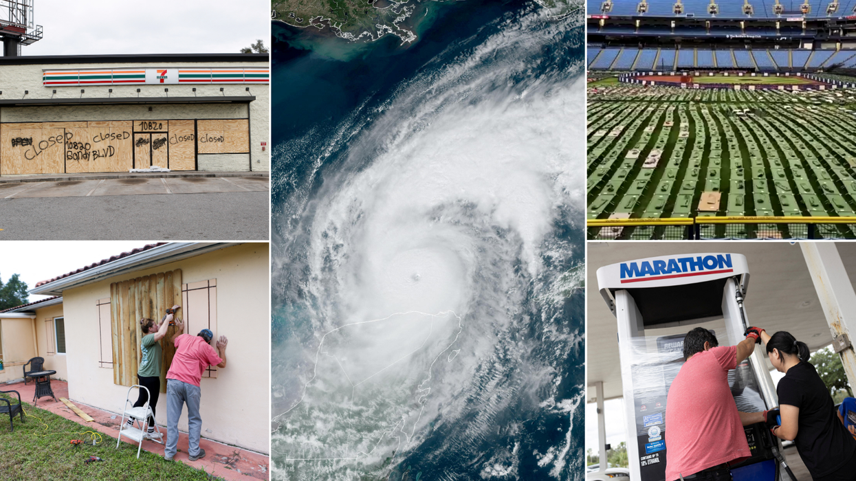 Hurricane Milton collage