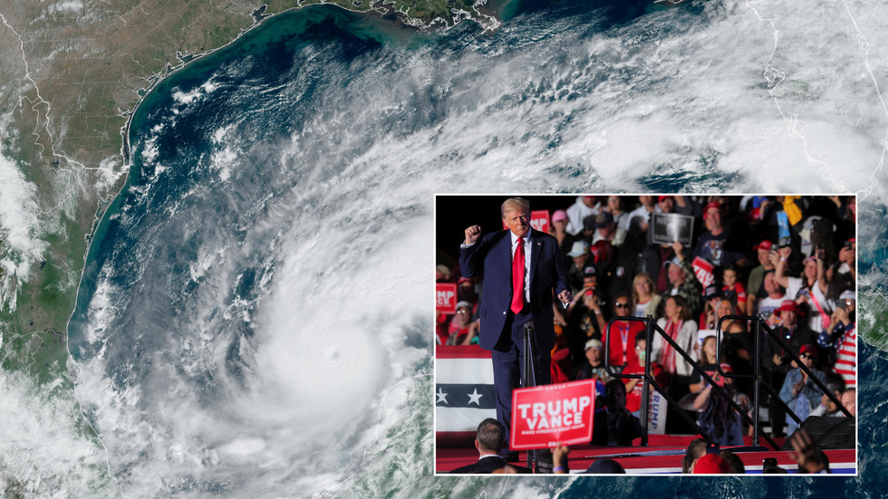 Hurricane Milton/Trump rally
