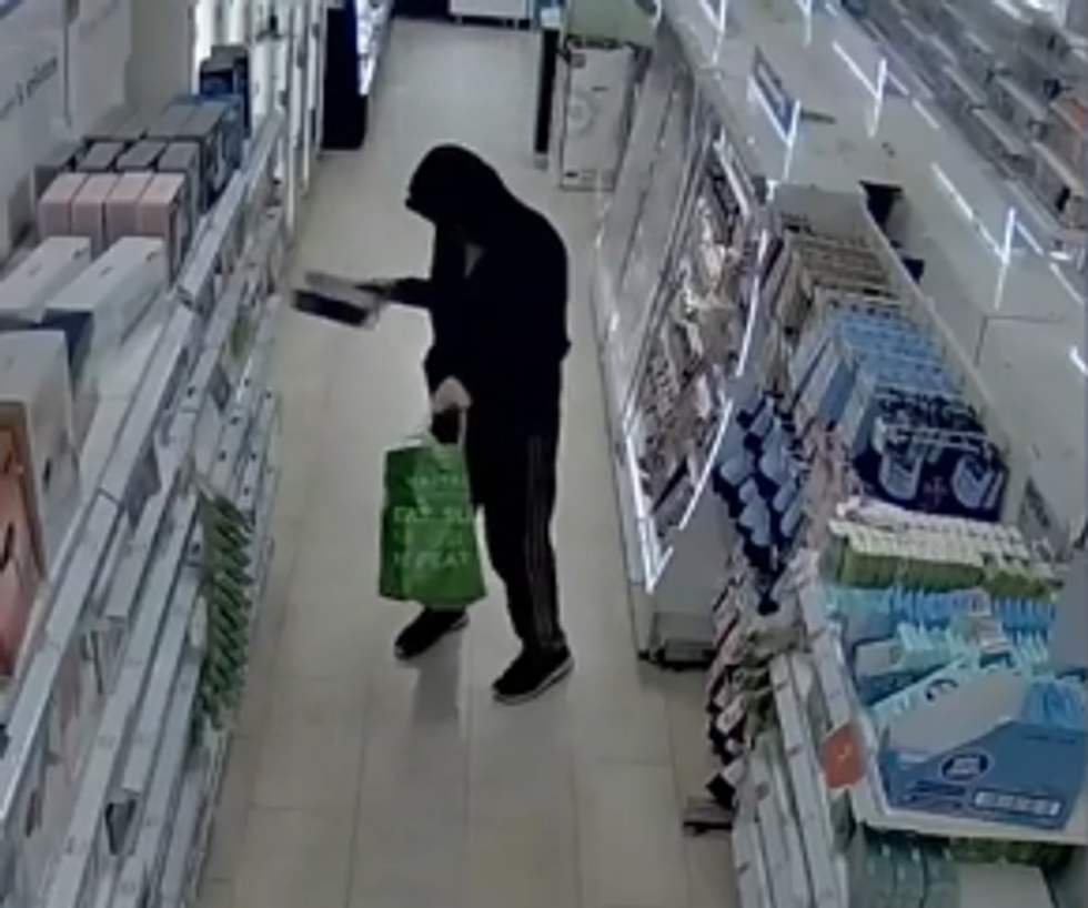 Hutchinson would steal razors and other valuable products