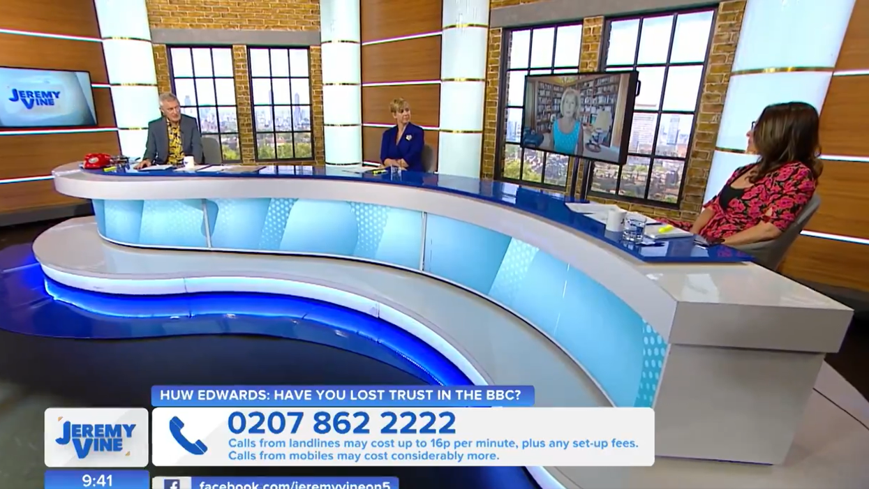 Huw Edwards: Jeremy Vine and Jennie Bond