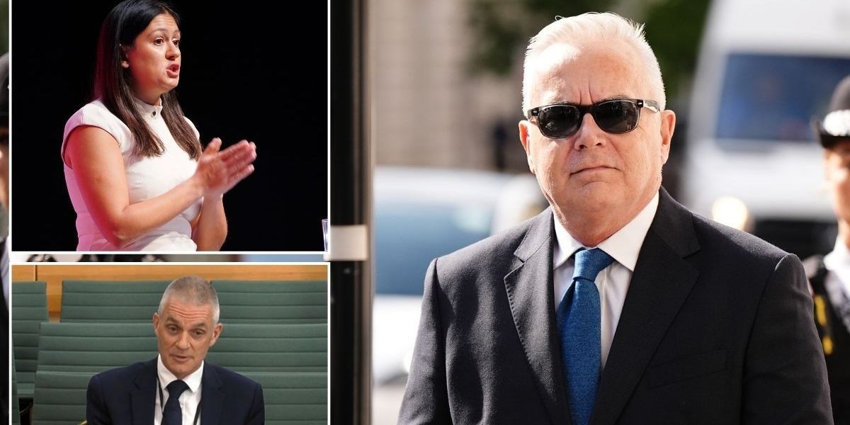 NextImg:BBC's Tim Davie read riot act as Lisa Nandy demands Huw Edwards lose licence fee paid pension