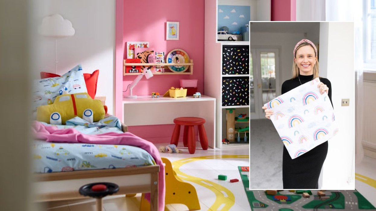 Hygge Sheets CEO Catherine Longland and child's bedroom