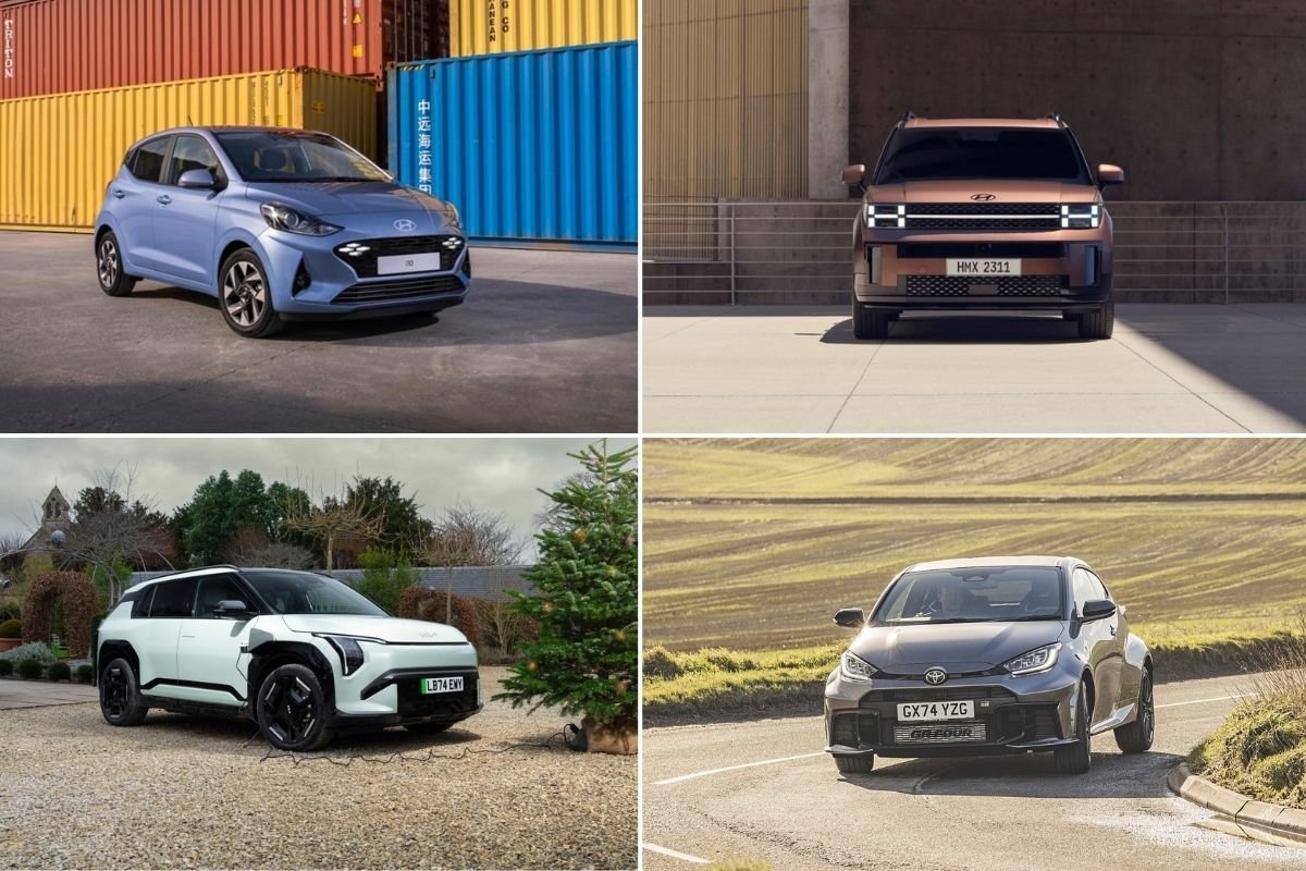 Hyundai i10, Hyundai Santa Fe, Kia EV3 and Toyota GR Yaris