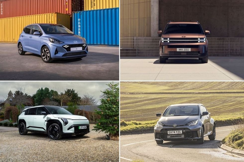 Hyundai i10, Hyundai Santa Fe, Kia EV3 and Toyota GR Yaris