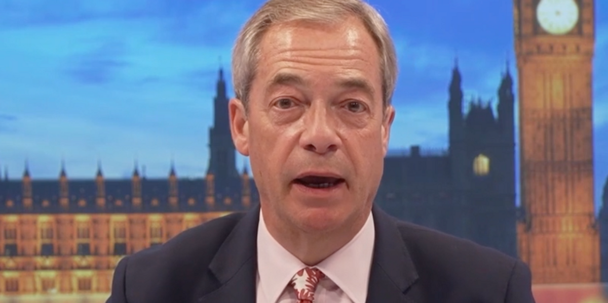 NextImg:Nigel Farage fumes at drag queen getting children to chant 'free Palestine'