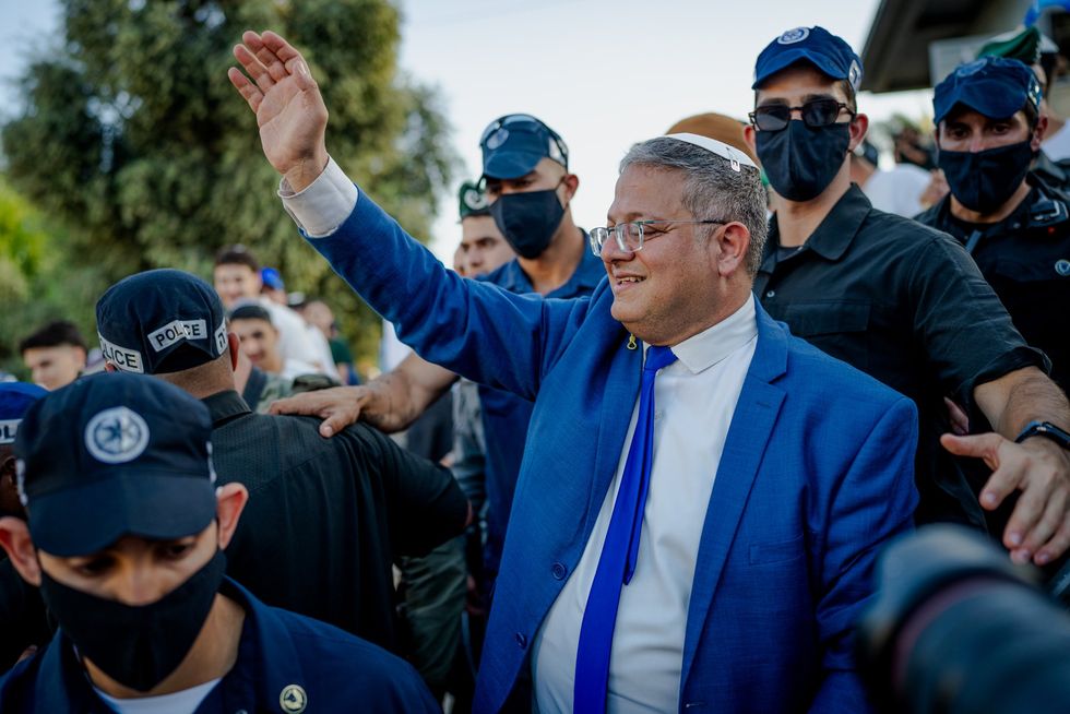 I\u200bsrael's National Security Minister Itamar Ben Gvir
