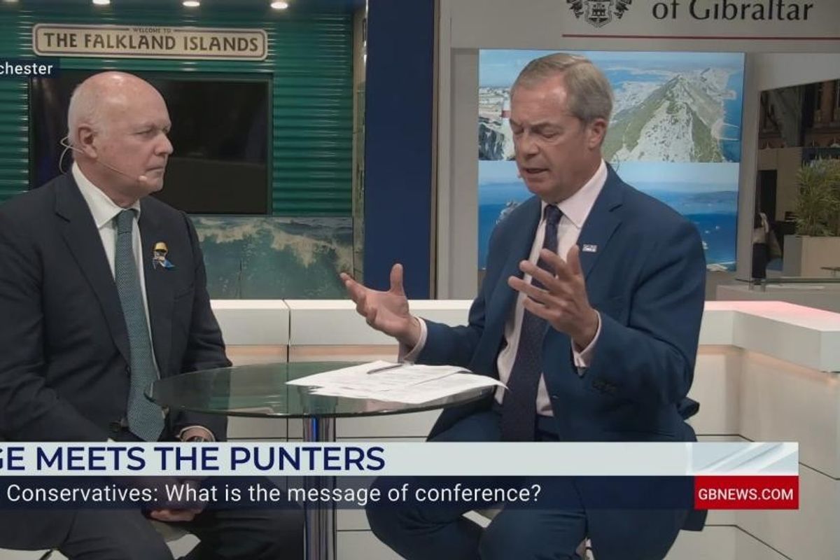 Iain Duncan Smith and Nigel Farage appear on GB News