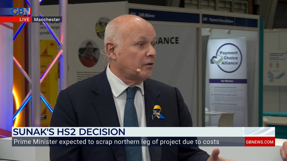 Iain Duncan Smith appears on GB News