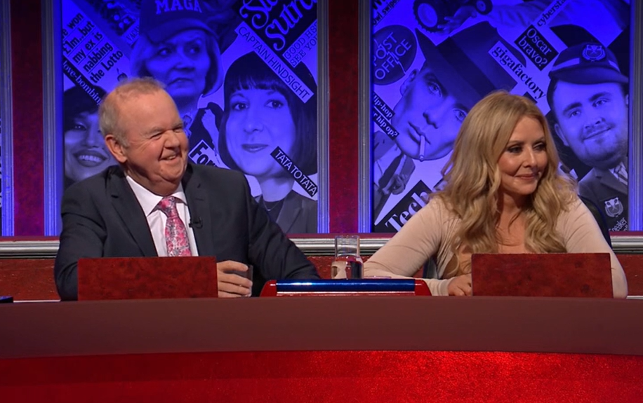 Ian Hisop and Carol Vorderman