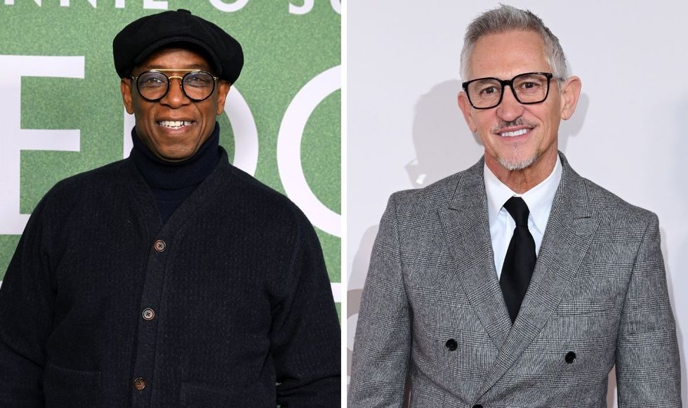 Ian Wright Gary Lineker