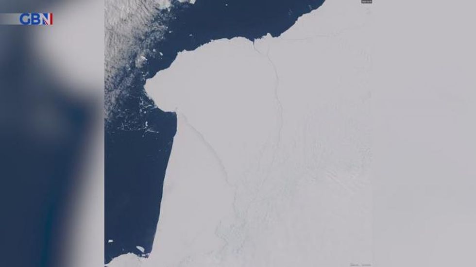 WATCH: Iceberg the size of London breaks away from Antarctica in terrifying video
