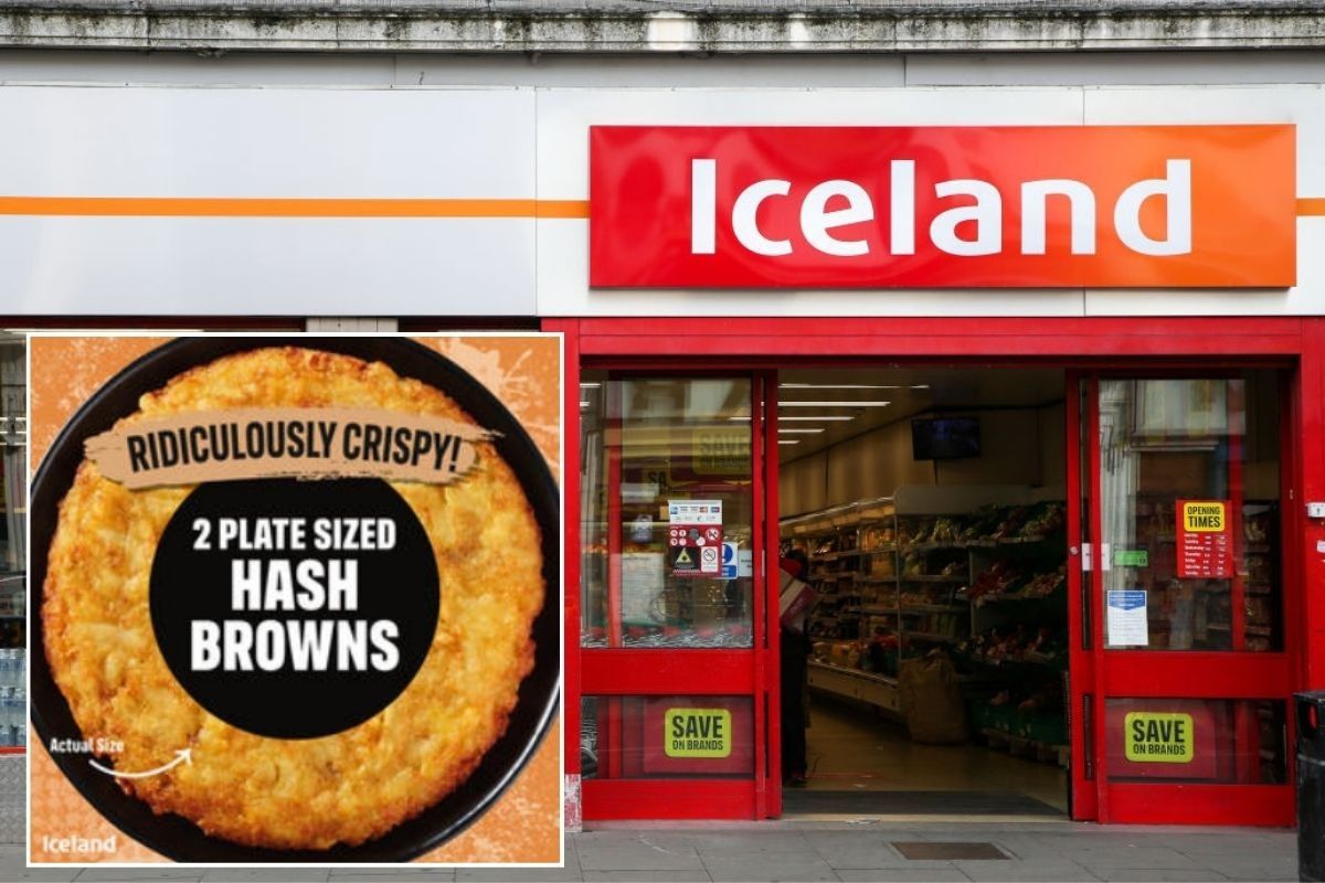 Iceland 2 Plate Sized Hash Browns / Iceland