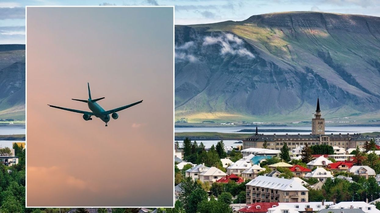 Iceland and plane